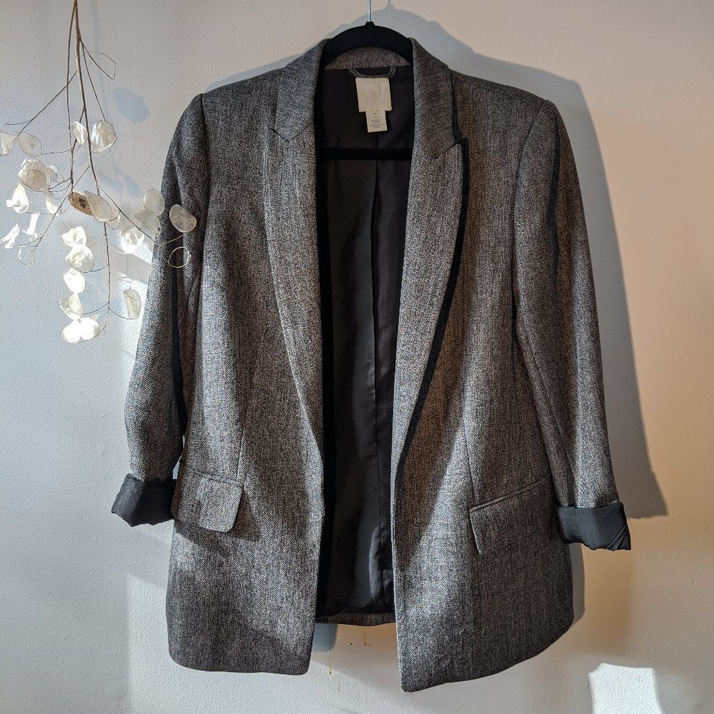 Grey Tweed Blazer